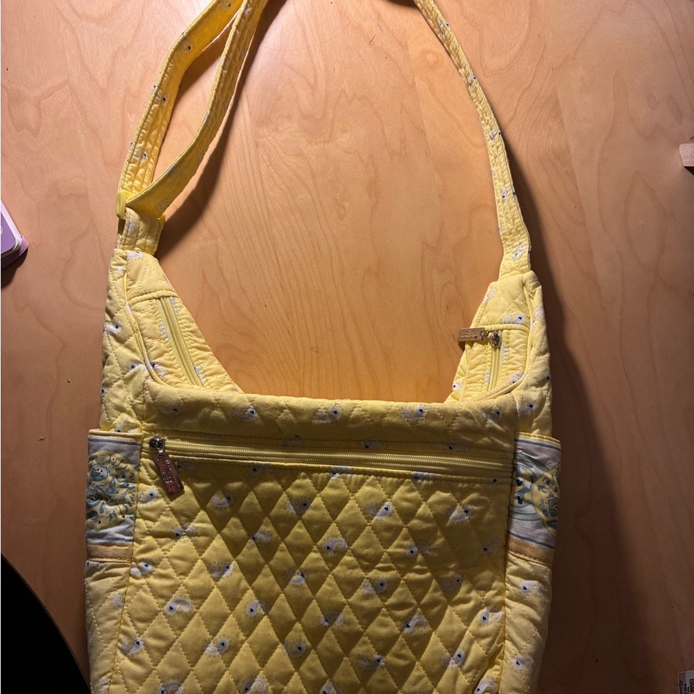 Yellow Quilted Women's Bag